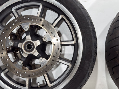 2015 Harley Dyna Low Rider FXDL OEM Front & Rear Wheel Rim Tire