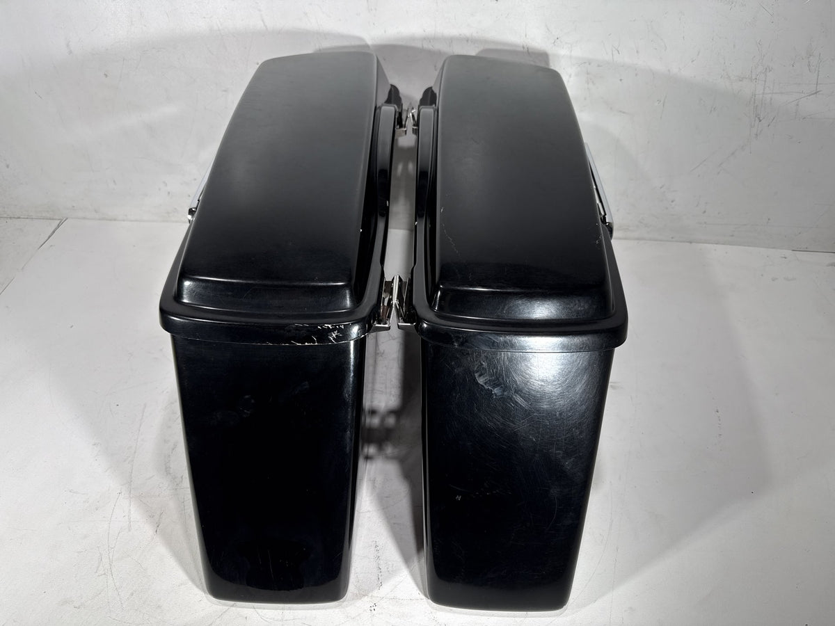 2002 Harley Electra Glide Touring FLHT OEM Left Right Saddlebags Luggage NOKey