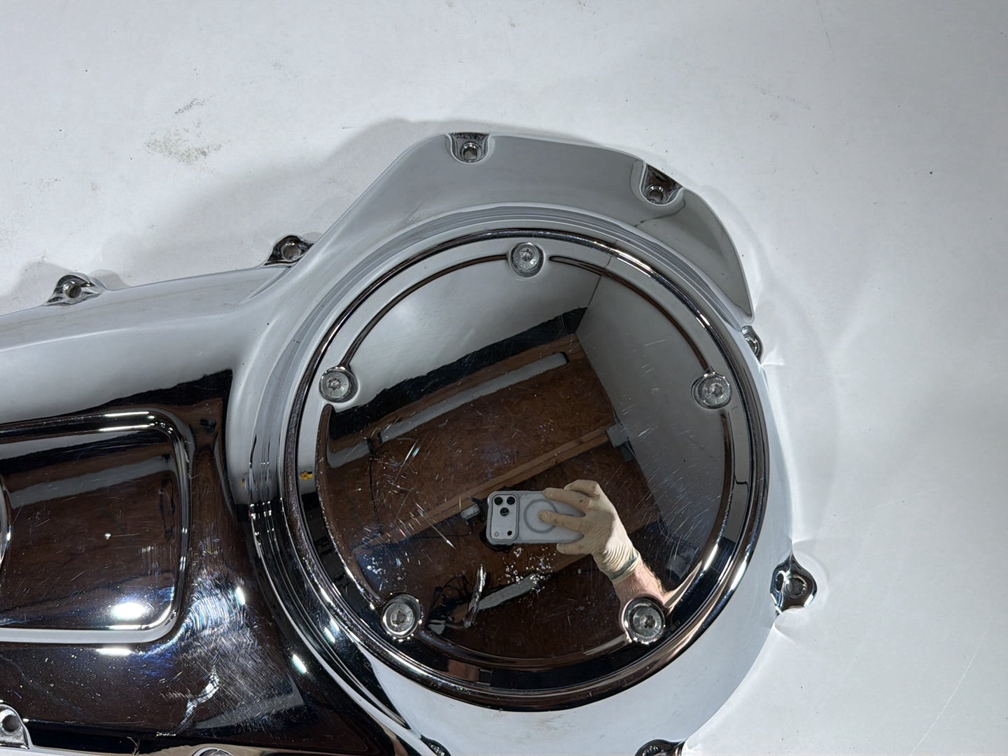 2009 Harley Street Glide Touring FLHX OEM Outer Primary Clutch Cover