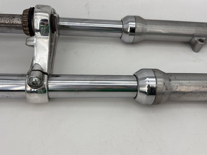 2009 Harley Sportster XL1200C 1200 Custom OEM Front Triple Tree Set & LH RH Fork Legs Sliders
