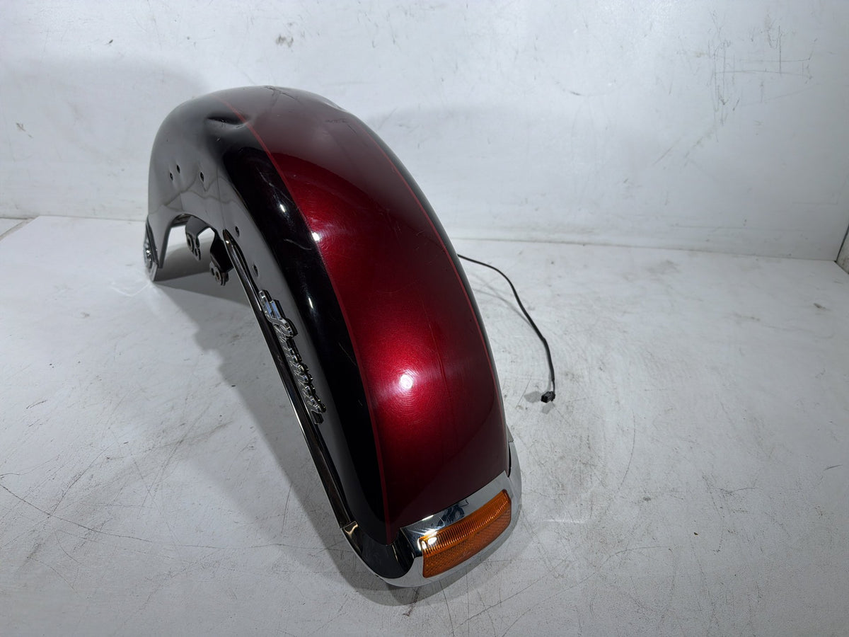 2015 Harley Electra Glide Touring OEM Front Wheel Fender Shell Panel BENT DENTED