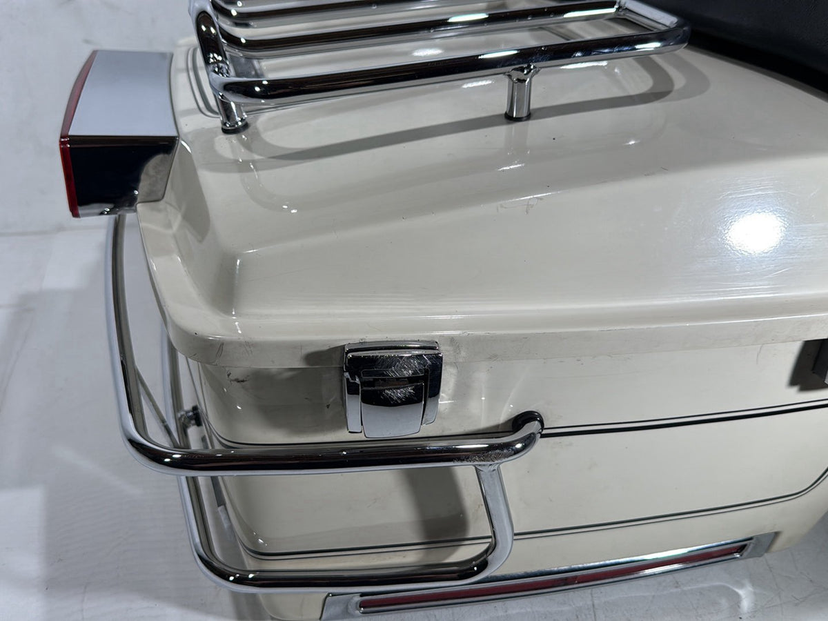 92 Harley Electra Glide Touring Classic OEM Pass Backrest Tour Pak Luggage NOKey