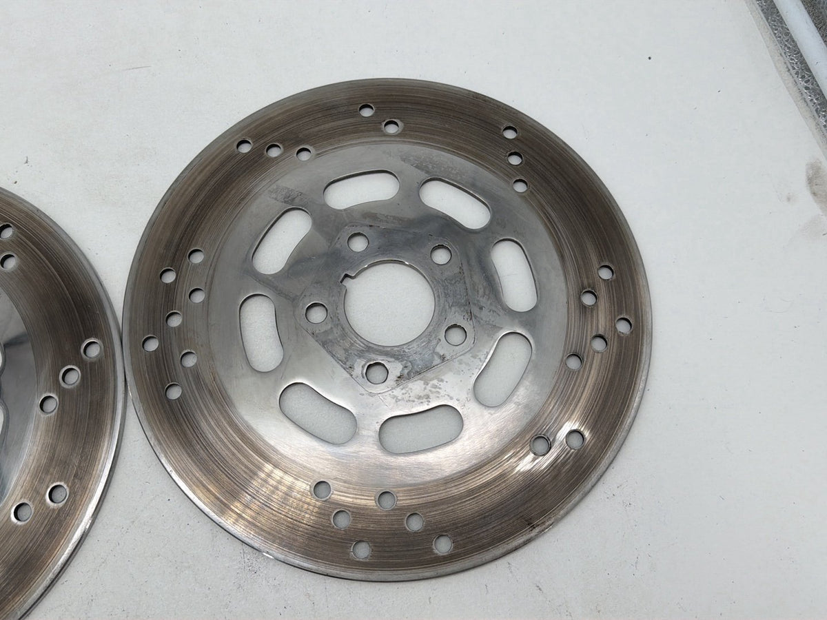 1990 Harley Electra Glide Touring Sport OEM Front Brake Rotors Disc Pair
