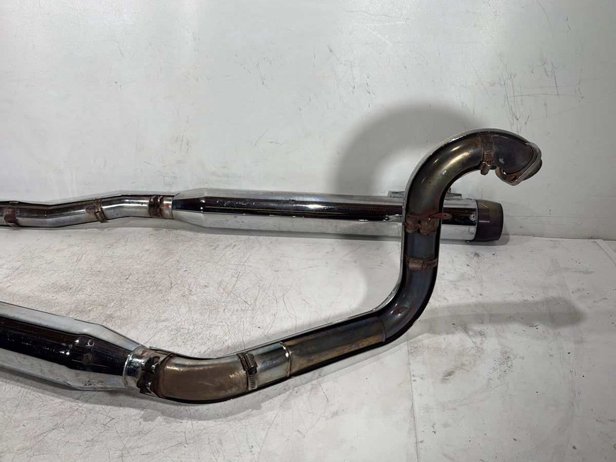 2005 Harley Road King Touring Police OEM Exhaust Header Pipes Muffler