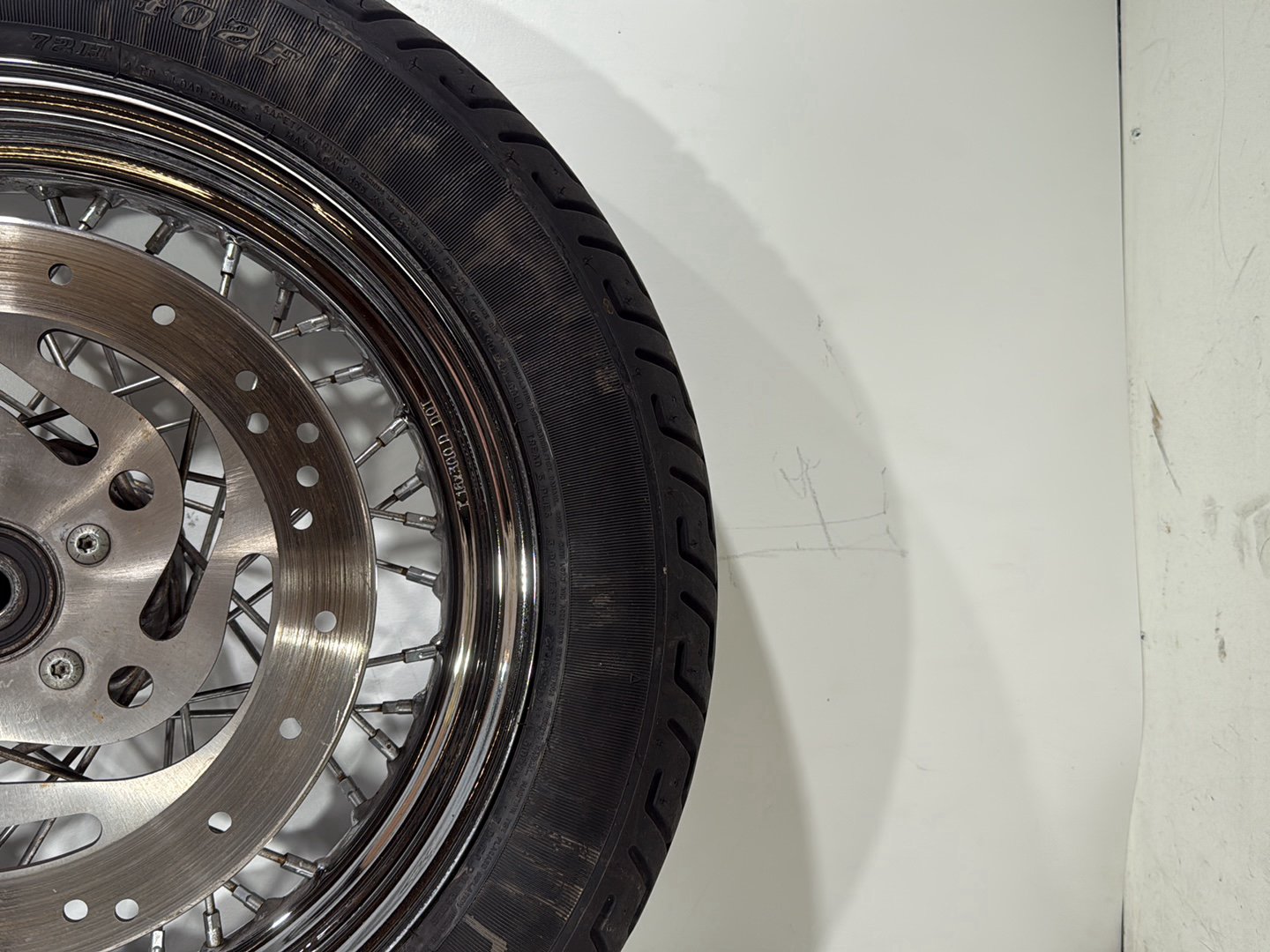 2006 Harley Softail FLSTCI Heritage Classic OEM Front Rear Wheel Rim Tire Spoked