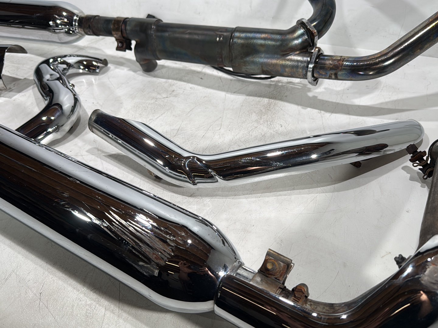 2011 Harley Street Glide Touring FLHX OEM Exhaust Header Pipes Muffler