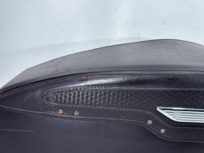2006 Harley Road King Touring FLHRCI Classic OEM Rear Left Right Saddlebags Luggage Leather