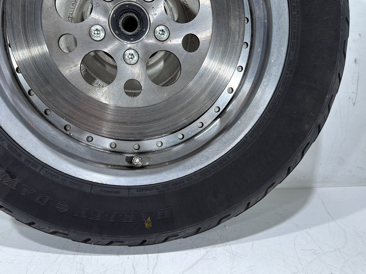 1992 Harley Heritage Softail Classic FLSTC OEM Rear Wheel Rim Tire 41058-87B 16"