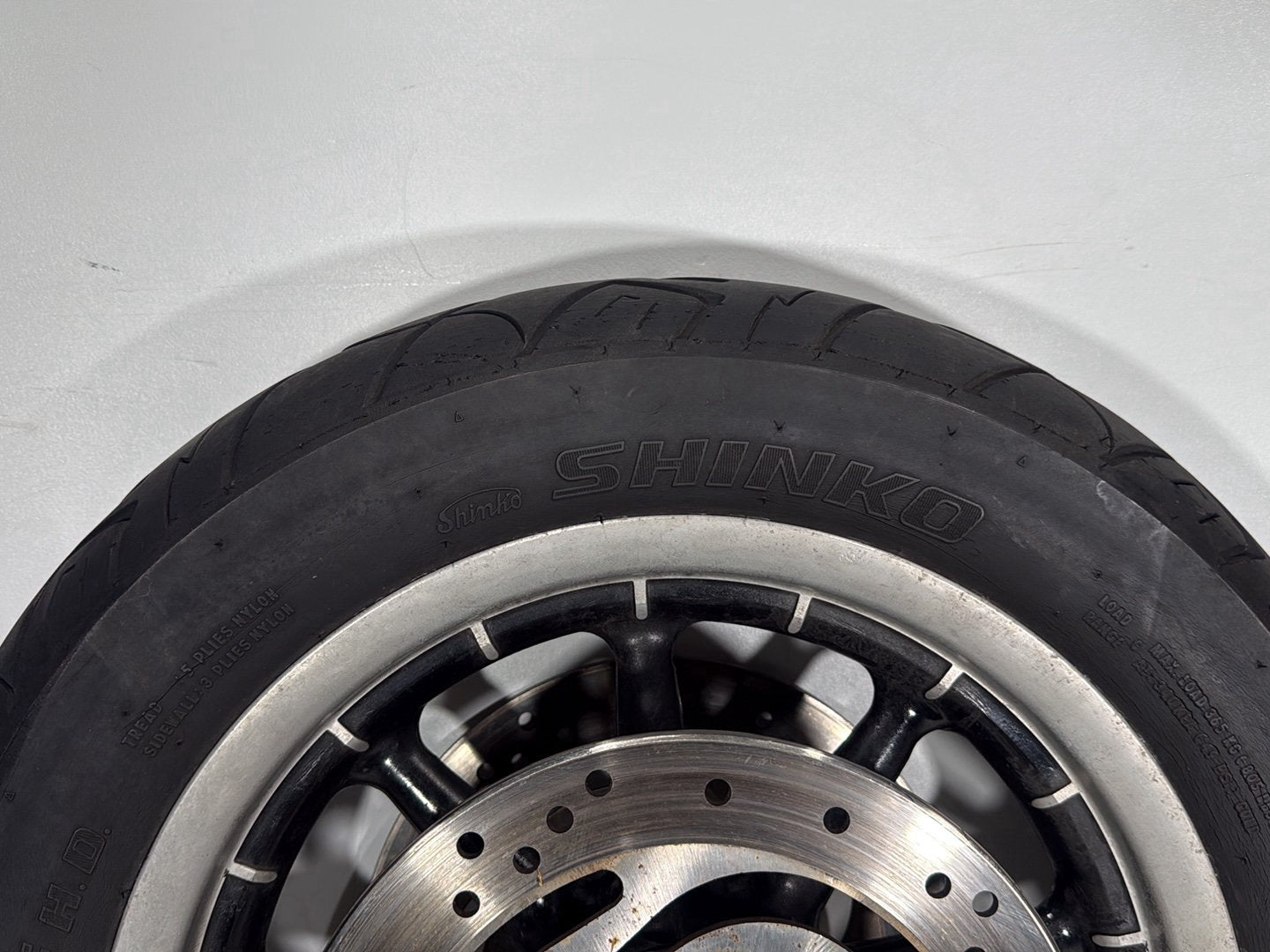 2006 Harley Touring FLHRI Road King OEM Front & Rear Wheel Rim Tire