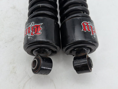 2008 Harley Dyna Fat Bob FXDF Rear Left Right Shock Absorbers BURLY 12"