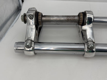 2009 Harley Sportster XL1200C 1200 Custom OEM Front Triple Tree Set & LH RH Fork Legs Sliders