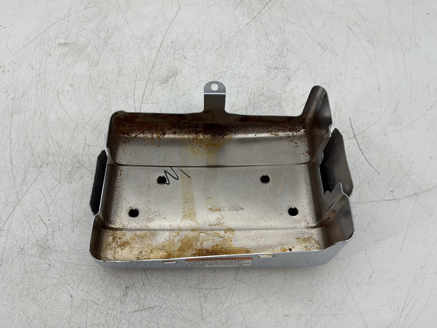 2008 Harley Dyna FXDL Low Rider Anniversary OEM Lower Battery Tray Stay Box Cover Panel