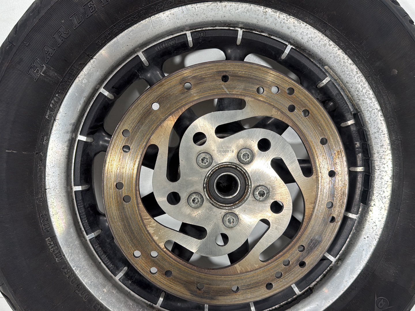 2004 Harley Touring FLHT Electra Glide OEM Front & Rear Wheel Rim Tire