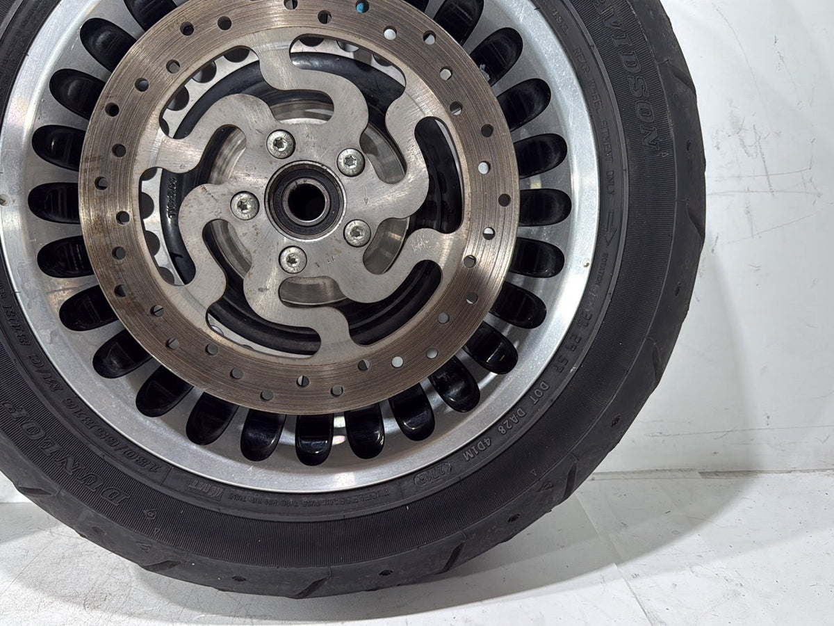 2012 Harley Electra Glide Touring Ultra Front & Rear Wheel Rim Tire 17" 16" NON-abs