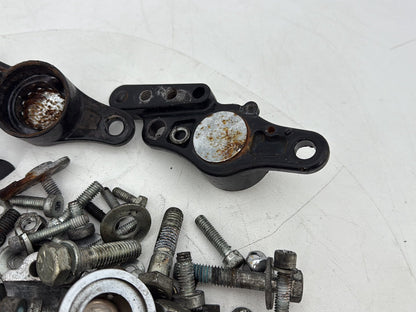 2007 - 2012 Harley-Davidson Touring Electra Glide Ultra Hardware Bolts Nuts & Brackets w/ Left Right Swingarm Fork Brackets