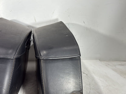 2006 Harley Road King Touring FLHRCI Classic OEM Rear Left Right Saddlebags Luggage Leather