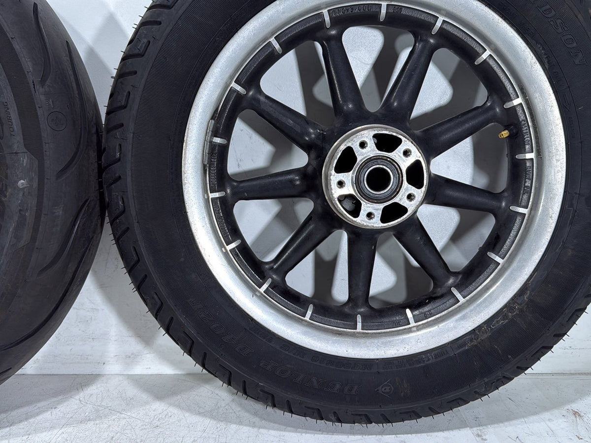 2005 Harley Road King Touring Police OEM Front & Rear Wheel Rim Tire 16"