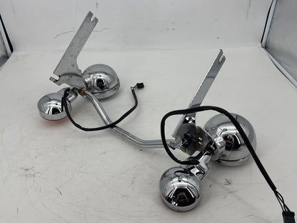 2008 Harley Touring FLHT Electra Glide OEM Front Turn Signal Indicators Aux Light Bar