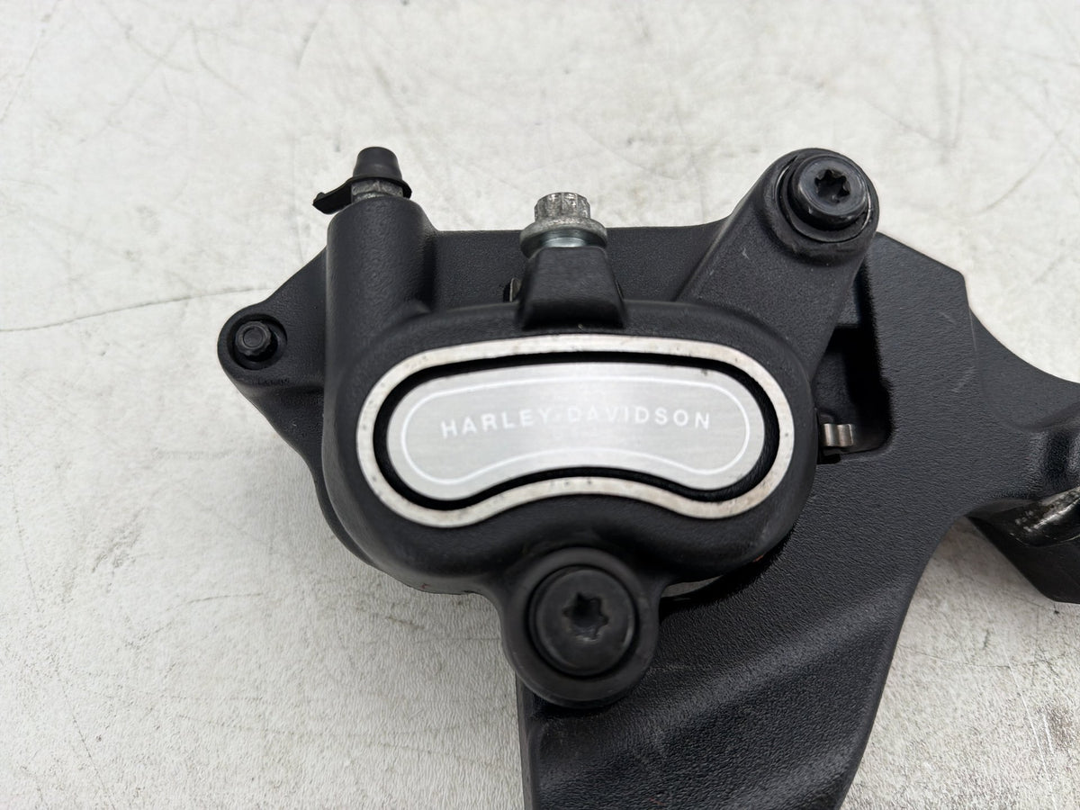 2012 Harley Dyna Fat Bob FXDF 103 OEM Rear Back Brake Caliper w/ Bracket