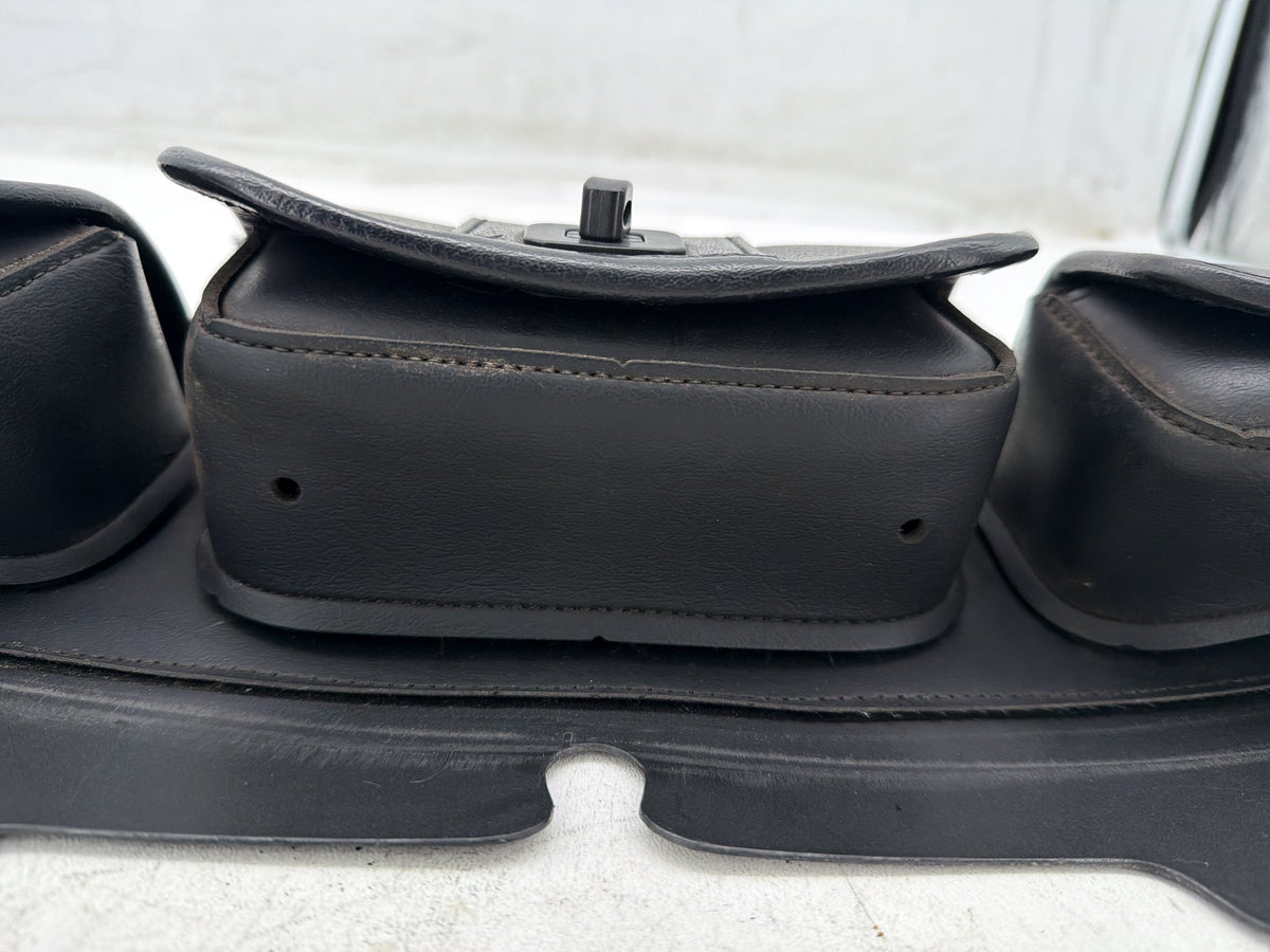 13 Harley Street Glide Touring FLHX Front Onboard Tool Bag Leather Storage Pouch