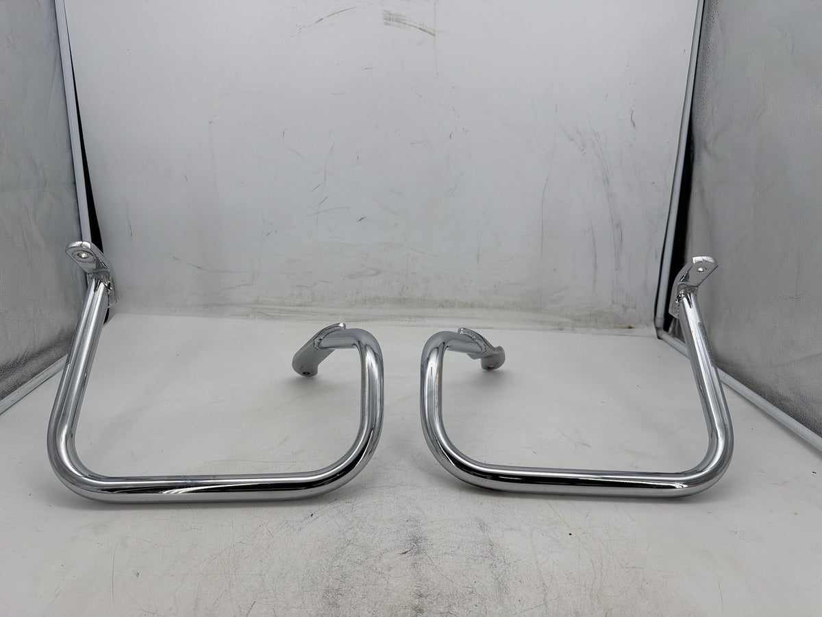 2001 Harley Heritage Softail Classic Rear Left Right Saddlebag Guard Rails Bar