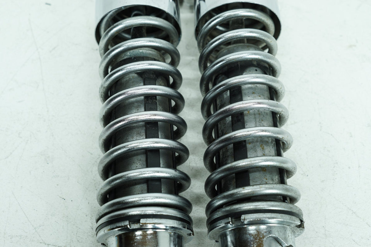 2003 Harley Sportster XL883 Hugger OEM Rear Left Right Shock Absorbers Low 12"