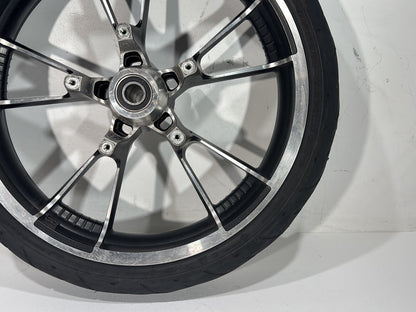 2007 Harley Street Glide Touring FLHX OEM Front Wheel Rim Tire 130/60B19