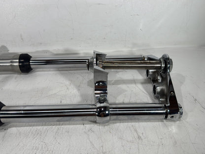2003 Harley Dyna Wide Glide FXDWG OEM Front Triple Tree Set & LH RH Fork Legs Sliders