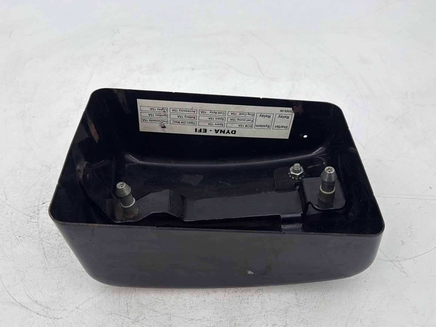 1999 - 2006 Harley-Davidson Dyna Super Glide Electrical Side Cover Tray Panel 66361-04