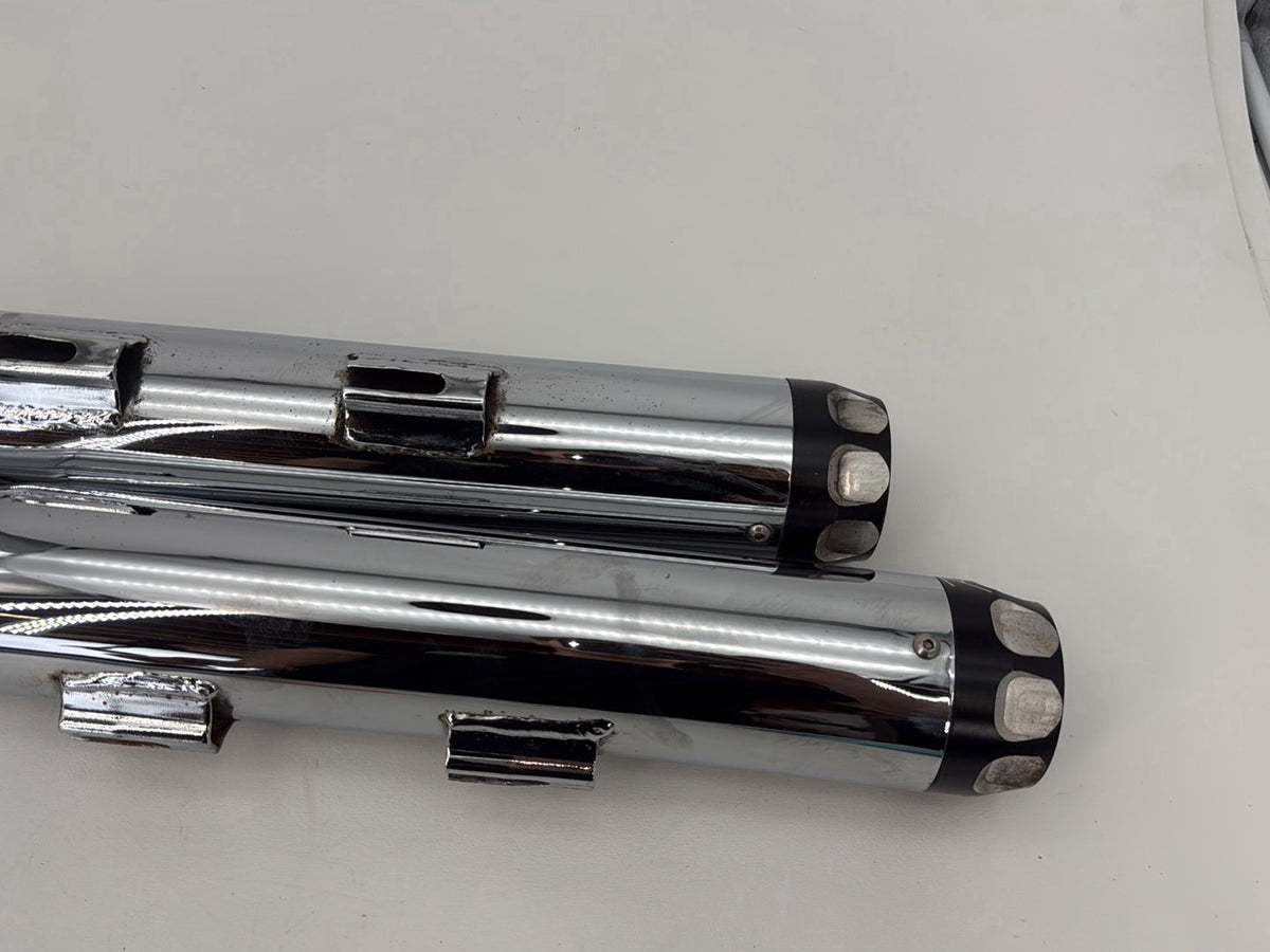 14 Harley Sportster XL883 883 SuperLow Exhaust Muffler Silencer Slip On RINEHART