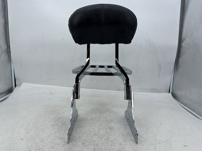 2007 Harley Softail Heritage Classic FLSTC OEM Rear Sissy Bar w/ Backrest Cushion Pad