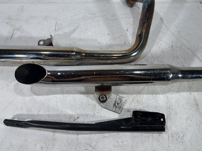 1997 Harley Sportster 1200 XL1200C OEM Exhaust Header Pipes Muffler SCRATCHED