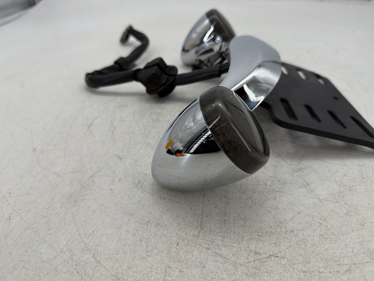 2012 Harley Street Glide Touring Rear Left & Right Turn Signals & License Plate