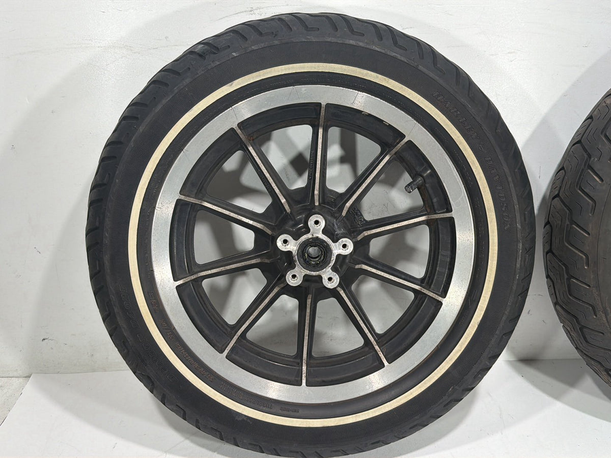 1997 Harley Road King Touring Front & Rear Wheel Rim Tire 130/90-16 MT90B16 16"