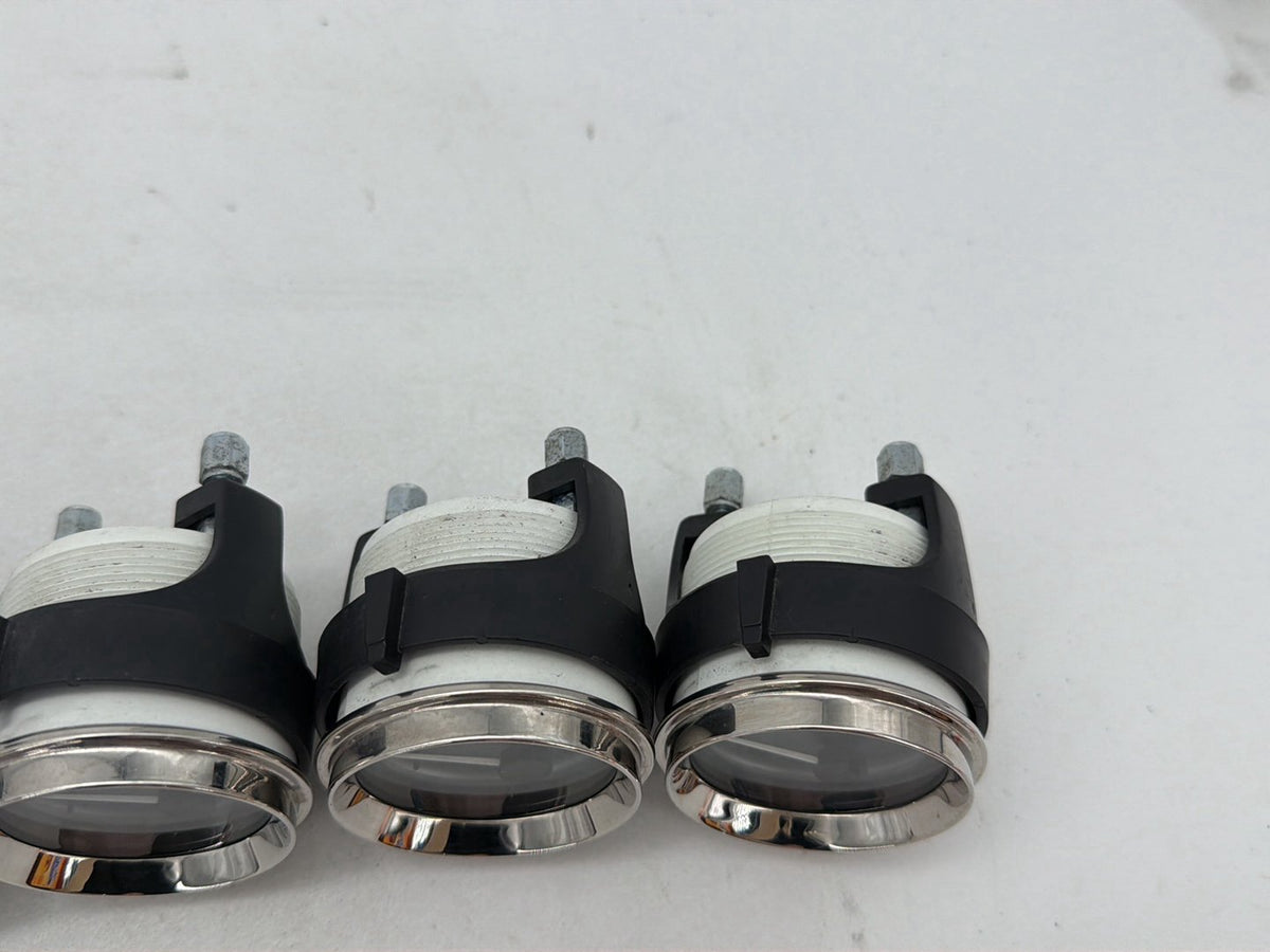 10 Harley Street Glide Touring Air Oil Volt Fuel Tacho Speedo Gauges Silver Face