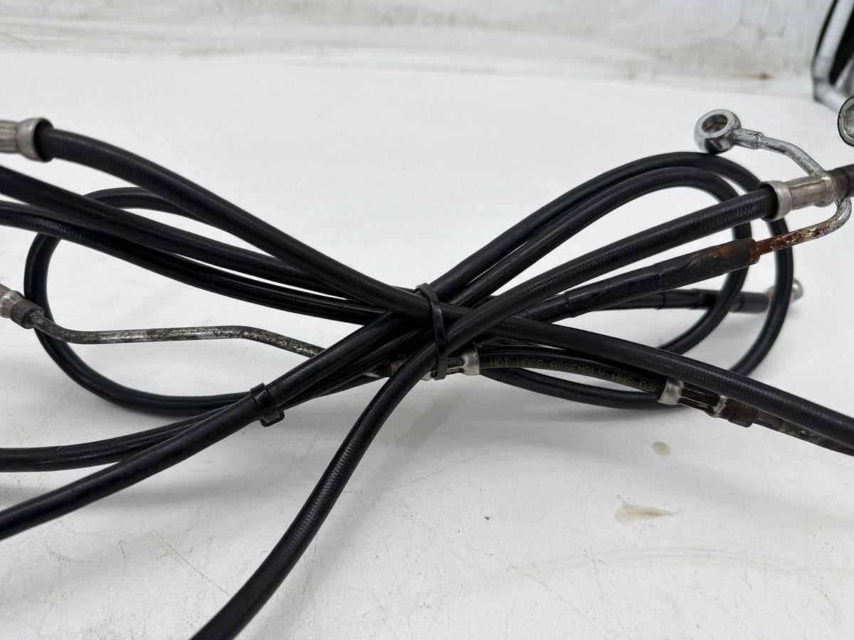 2013 Harley Street Glide Touring FLHX OEM Front Brake Hose Line Pipe ABS