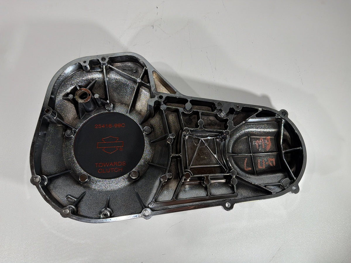 2004 Harley Electra Glide Touring Ultra OEM Outer Primary Clutch Cover FLAME