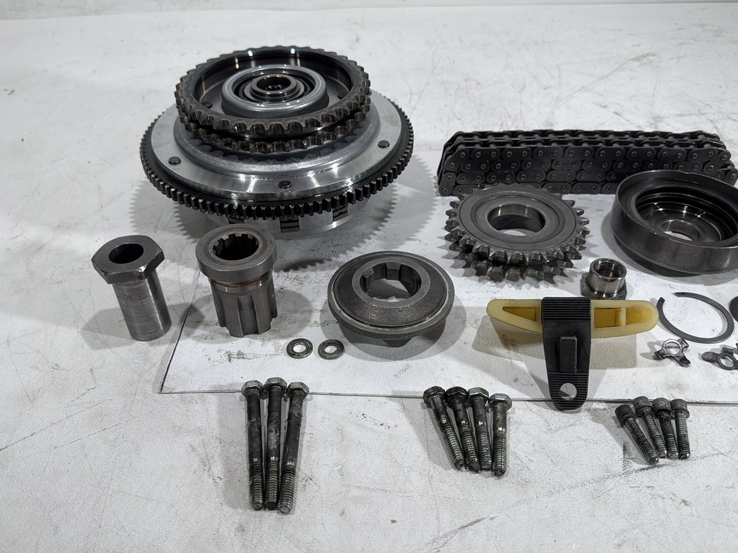 2003 Harley Road King Touring FLHRCI Classic OEM Clutch Basket Chain Tensioner Kit