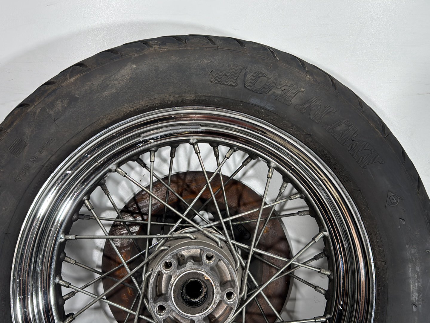 1998 Harley Road King Touring FLHRCI Classic OEM Rear Wheel Rim Tire Spoked