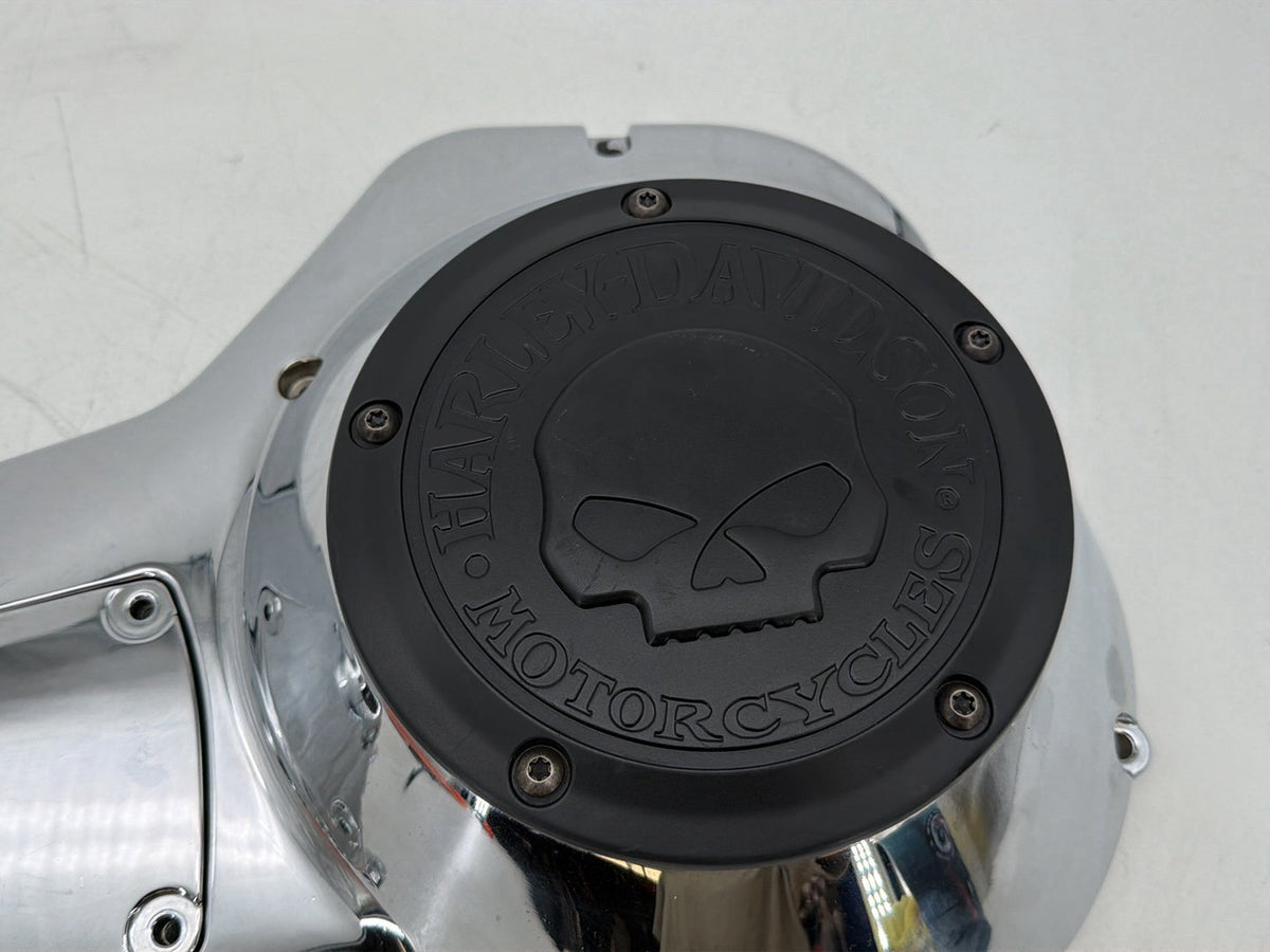 05 Harley Electra Glide Touring Ultra Outer Primary Clutch Cover Willie G Skull