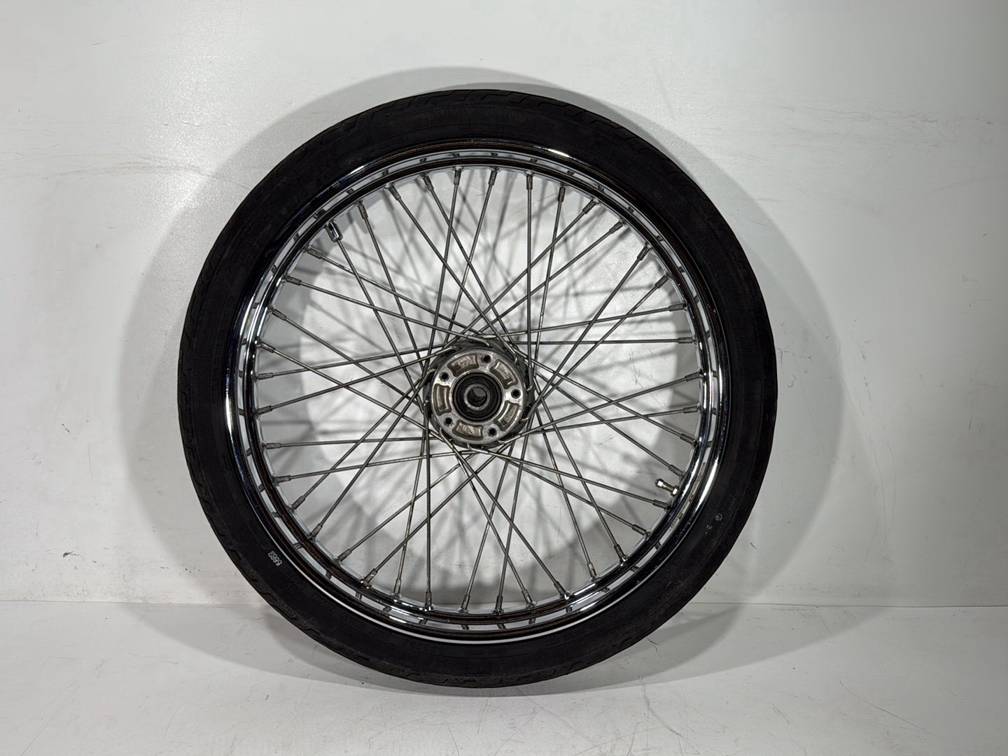 2000 Harley Dyna FXDWG Wide Glide OEM Front Wheel Rim Tire Spoked