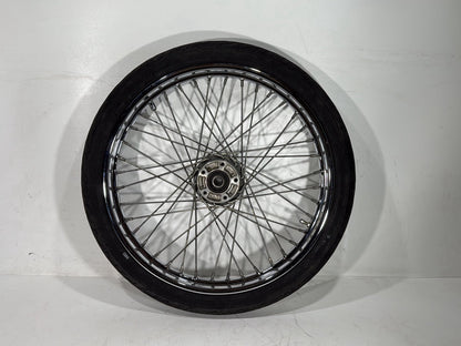 2000 Harley Dyna FXDWG Wide Glide OEM Front Wheel Rim Tire Spoked