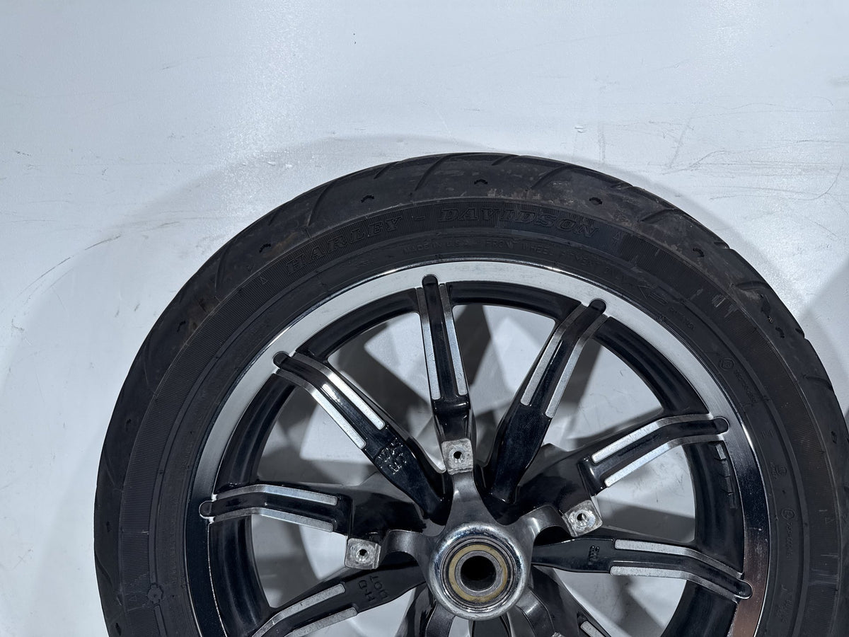 2014 Harley Electra Glide Touring OEM Front & Rear Wheel Rim Tire ABS 16" 17"