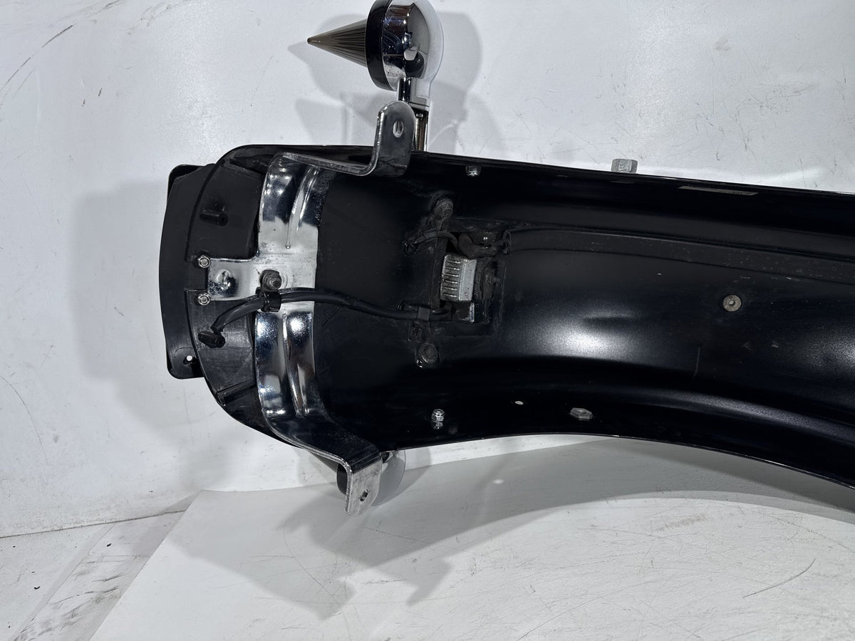 2010 Harley Road King Touring Police OEM Rear Wheel Fender & Turn Signals Bar
