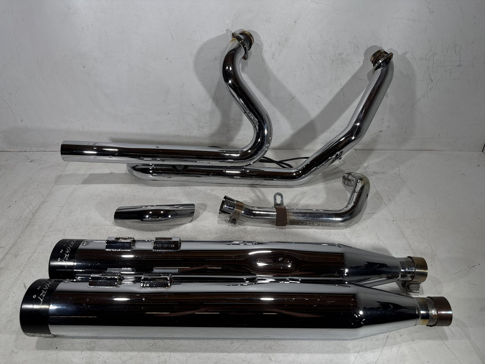 2012 Harley Street Glide Touring FLHX OEM Exhaust Header Pipes Muffler