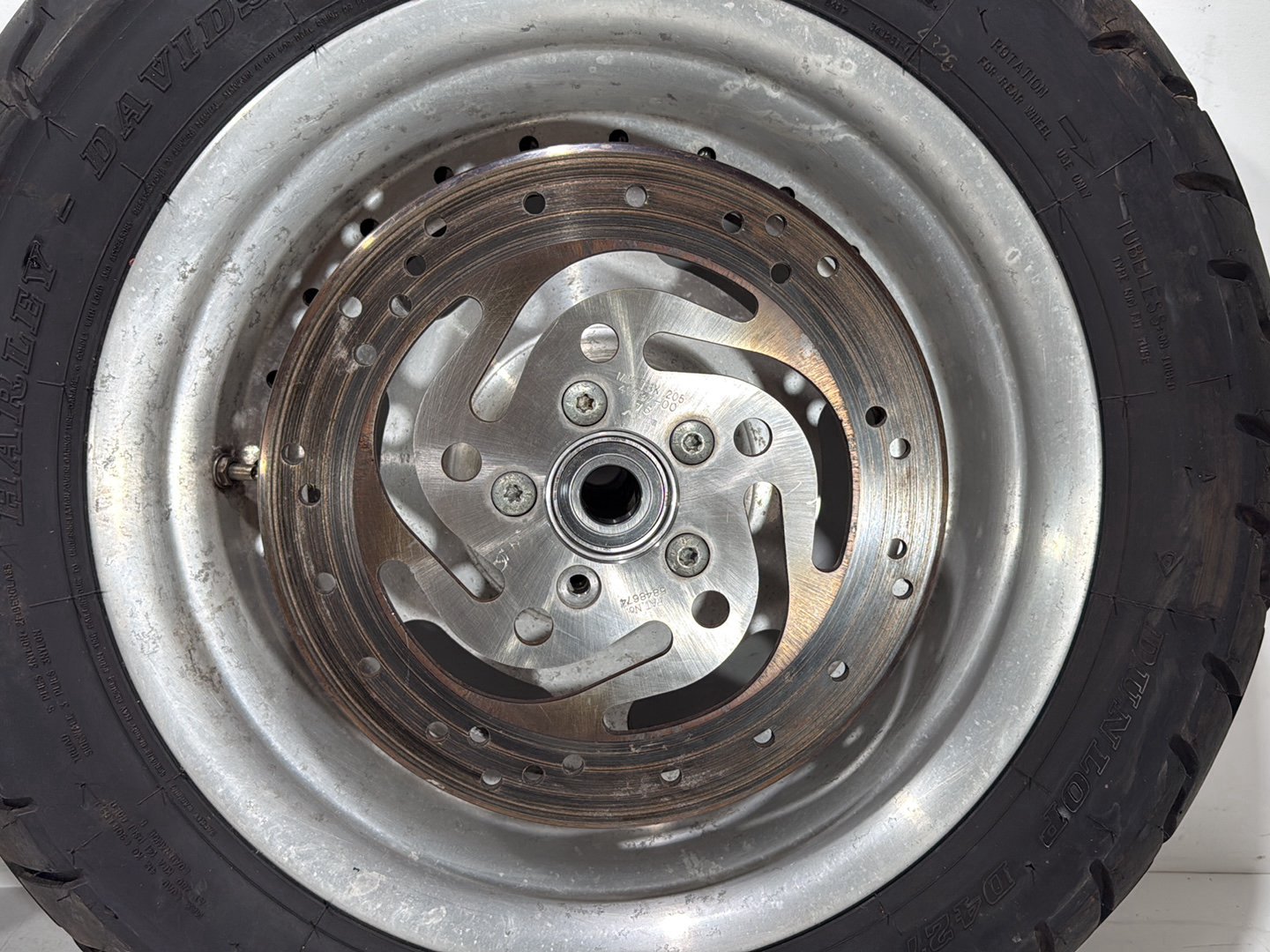 08 Harley Dyna Fat Bob OEM Front Rear Wheel Rim Tire 130/90B16 180/70B17 16" 17"
