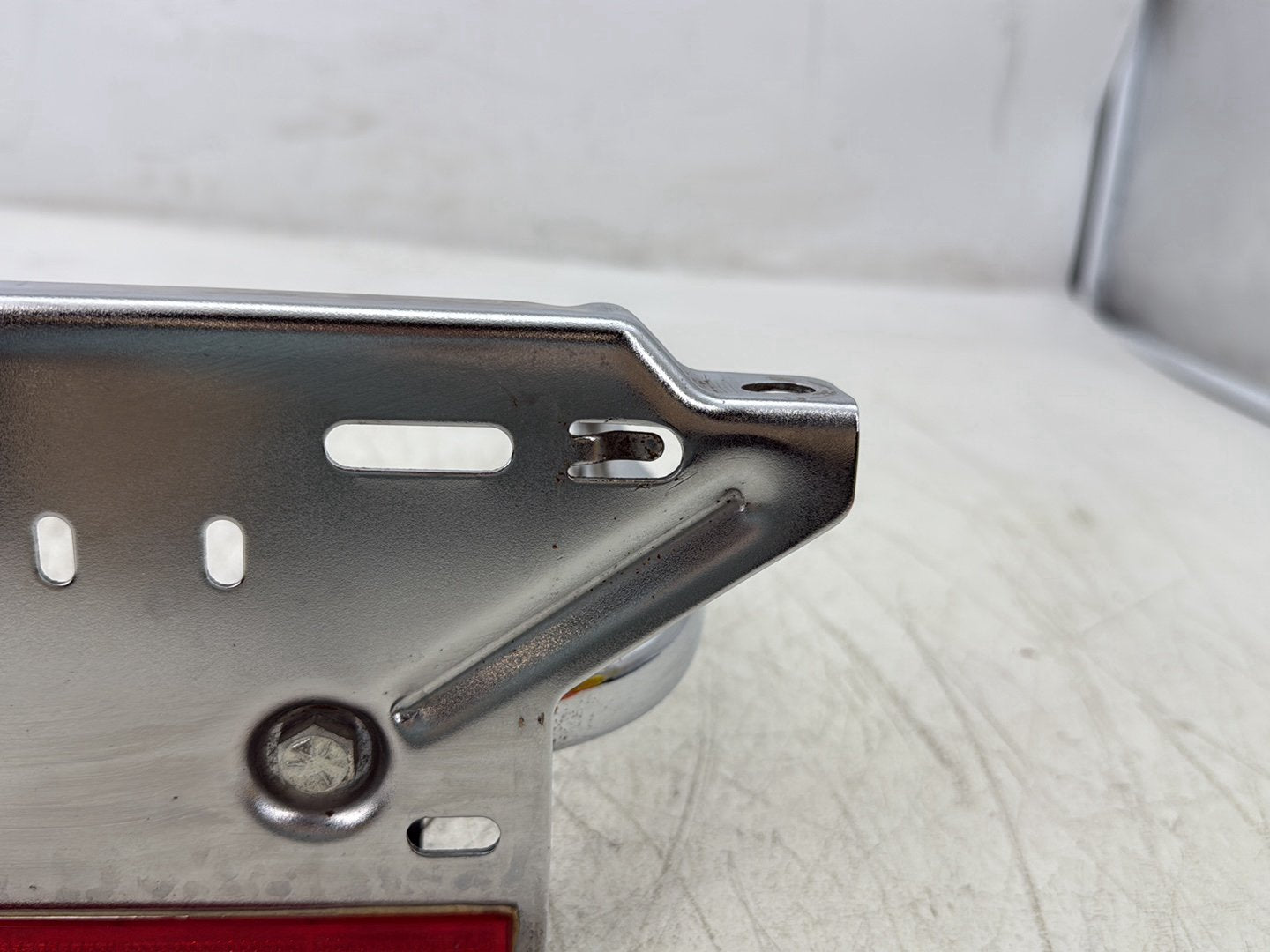 1998 Harley Touring FLHTCUI Electra Glide Ultra OEM Rear License Plate Support Bar Holder