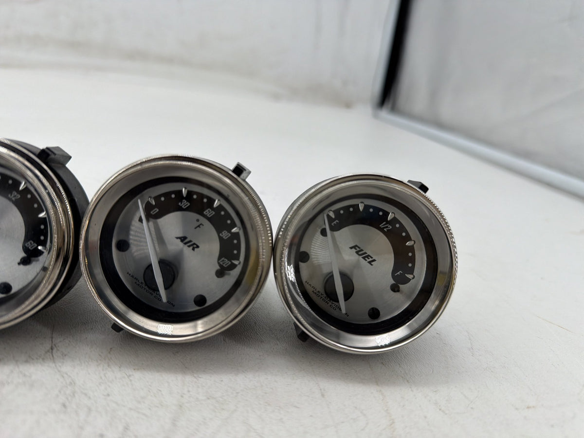 2007 Harley Electra Glide Touring CVO Air Oil Volt Fuel Tacho Speedo Gauges 44K