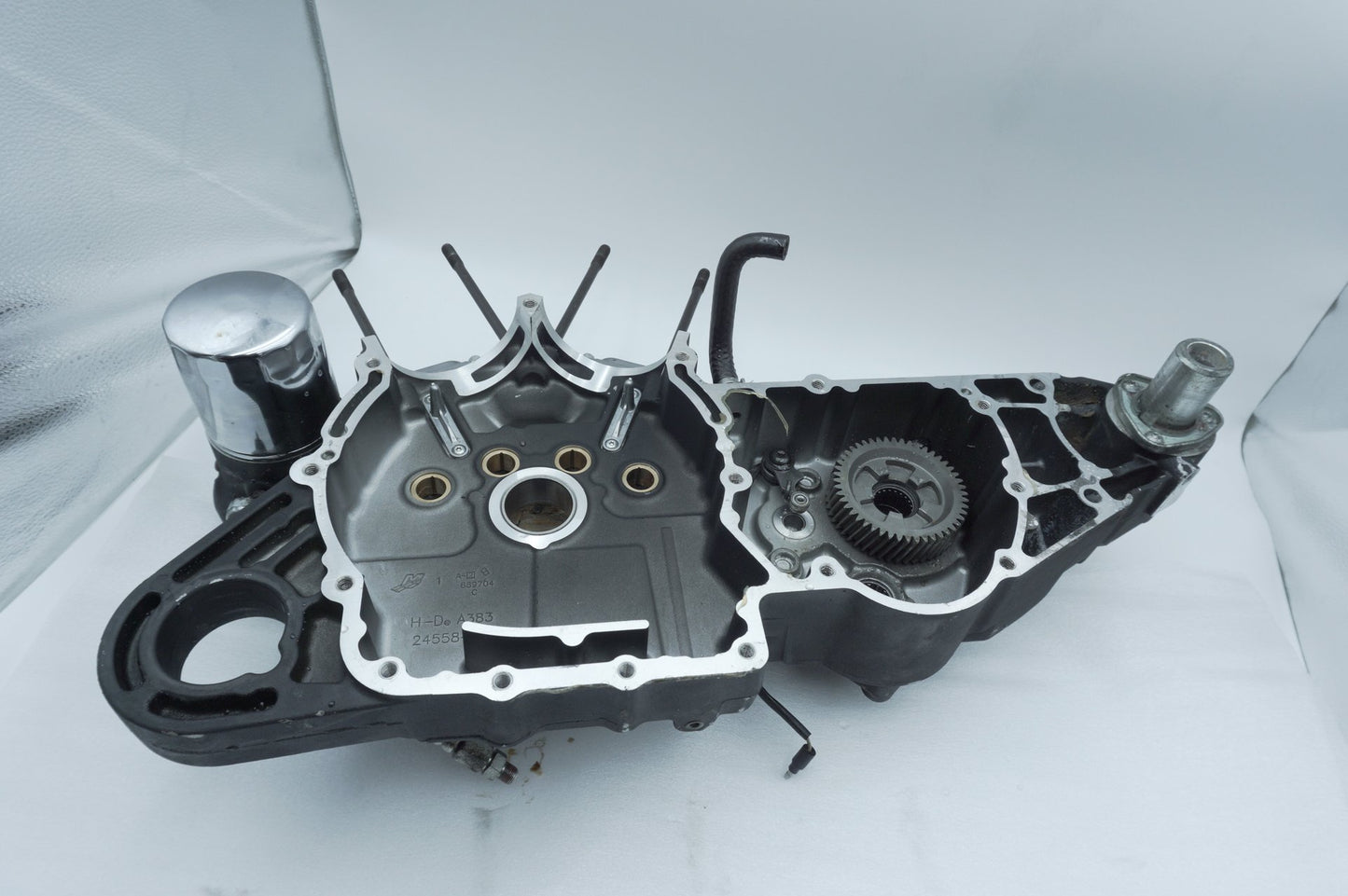 2004 - 2013 Harley-Davidson Sportster Low Crankcase Shaft Engine Motor Cover 24558-06