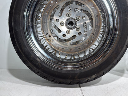 2007 Harley Dyna Street Bob FXDBI OEM Front Rear Wheel Rim Tire Spoked